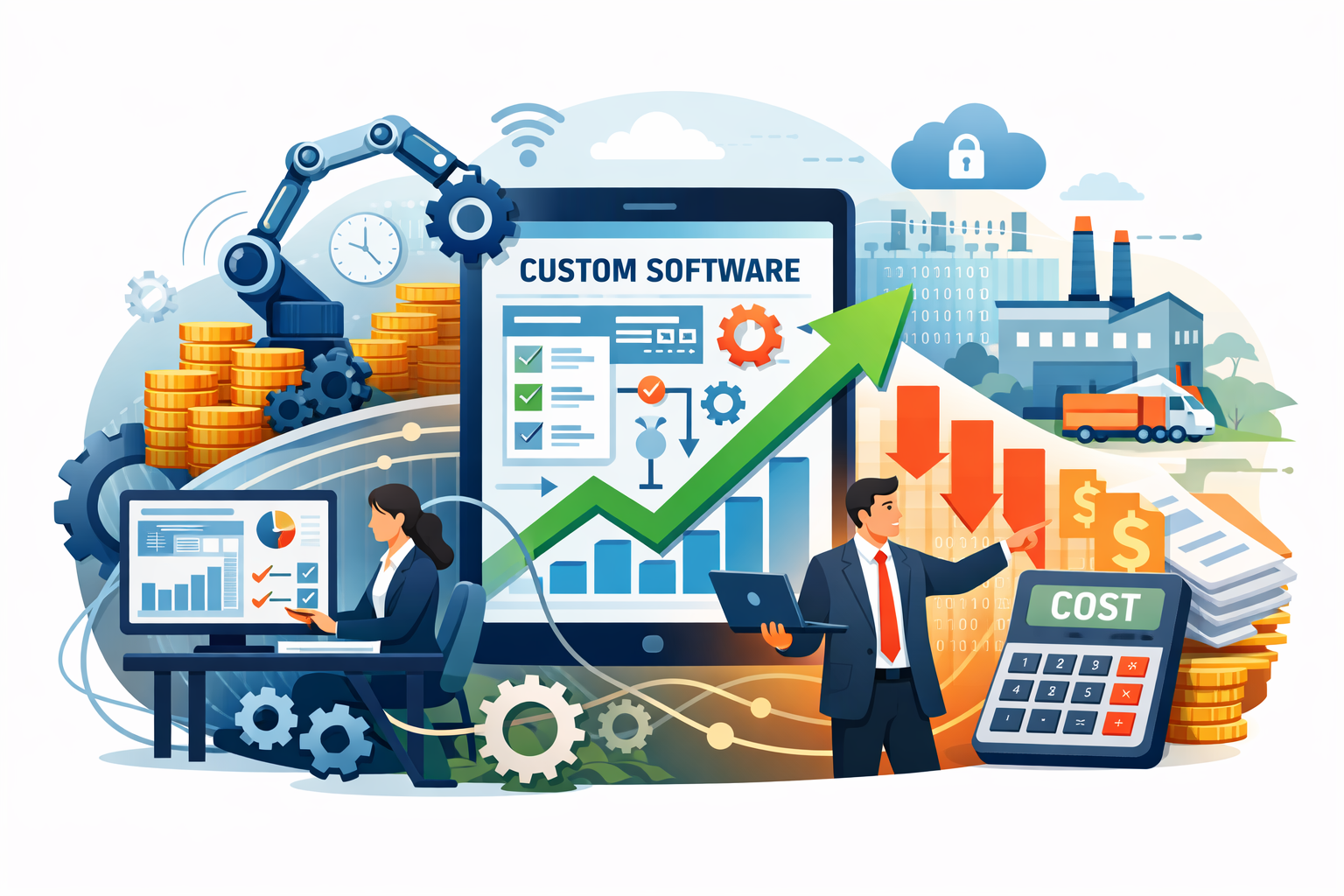 How Custom Software Reduces Operational Costs for Businesses